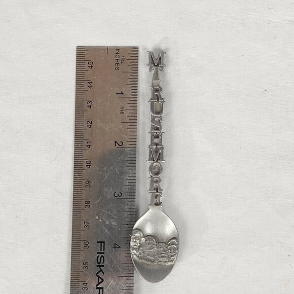 Mt Rushmore Souvenir Pewter Spoon South Dakota Presidents Travel United States - Picture 6 of 6